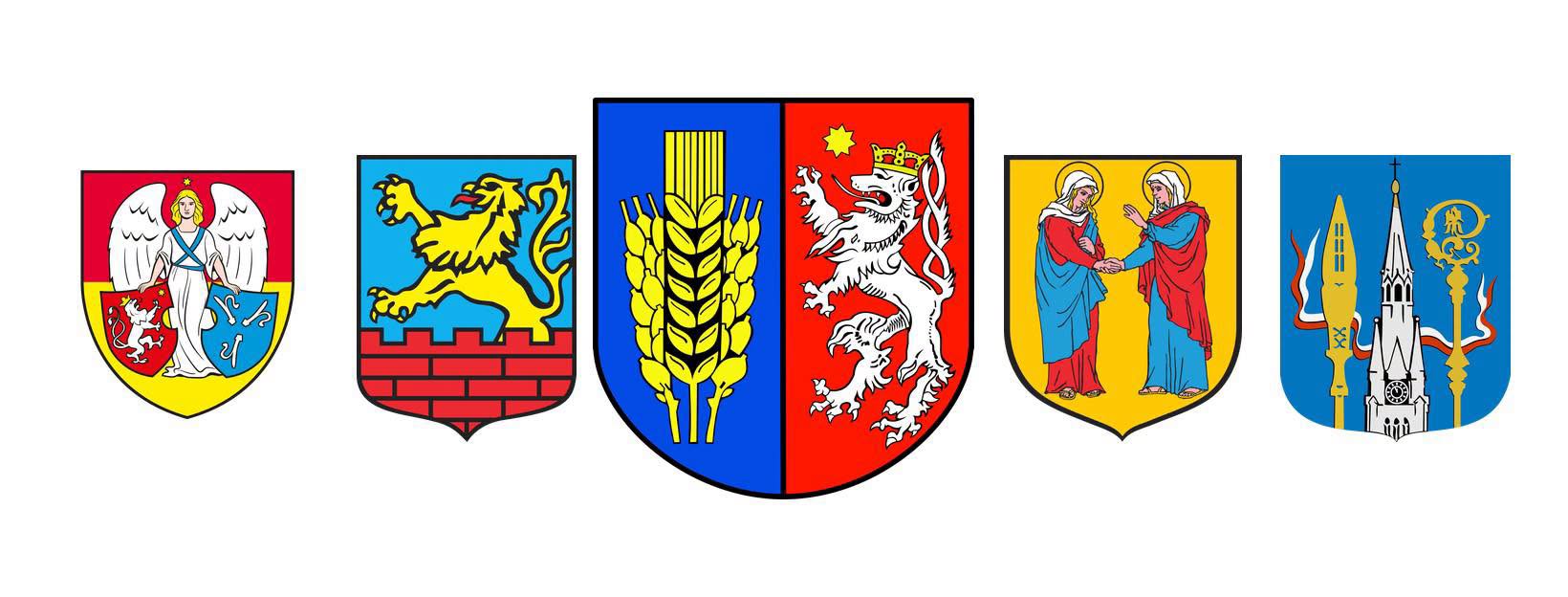 Herby Kietrza, Głubczyc, powiatu głubczyckiego, Branic i Baborowa